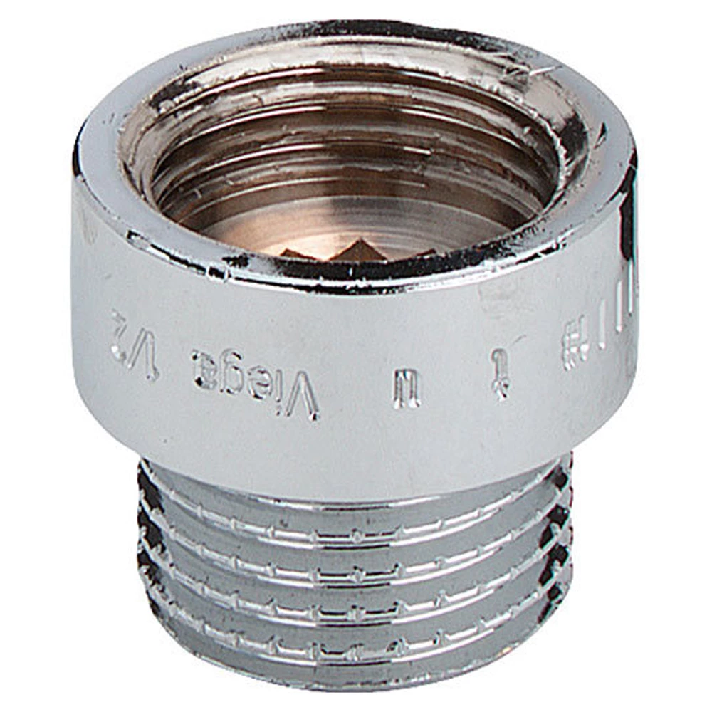 Удлинитель Viega 3526 3/4″ Дн20 Ру25 длина 20 мм, внутренняя/наружная резьба, корпус - хромированная бронза